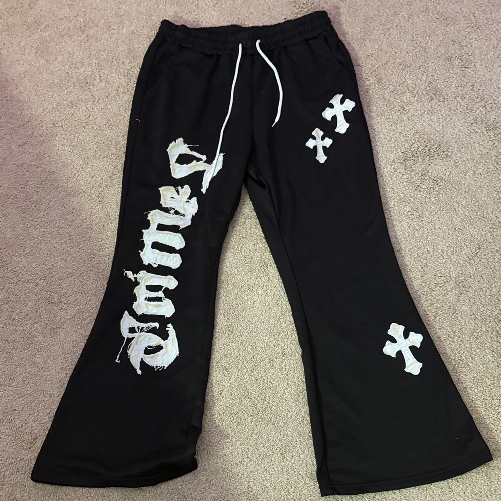 Black Y2K Sweatpants